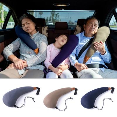 2024 New Car Seat Headrest Sleep Pillow Universal Creative Travel U-shaped Car Neck Pillows Auto Soft Sleeping Support  Cushion