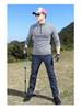 Men's Quick-Dry Stretch Dralon Long-Sleeve Fleece Hiking Base Layer