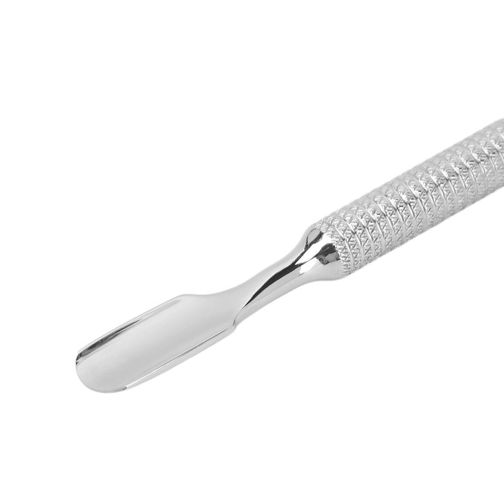 Stainless Steel Double End Nail Pusher Double Ended Nail Polish Peeler  Daily manicure care
