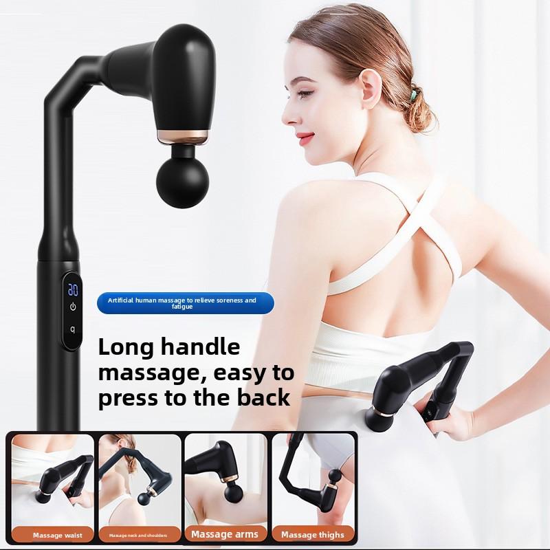Electric Gun Fascia Household Elbow Long Handle Cervical Spine Waist Back Legs Multi-function Cervical Spine Relaxation Muscle MassagingTool
