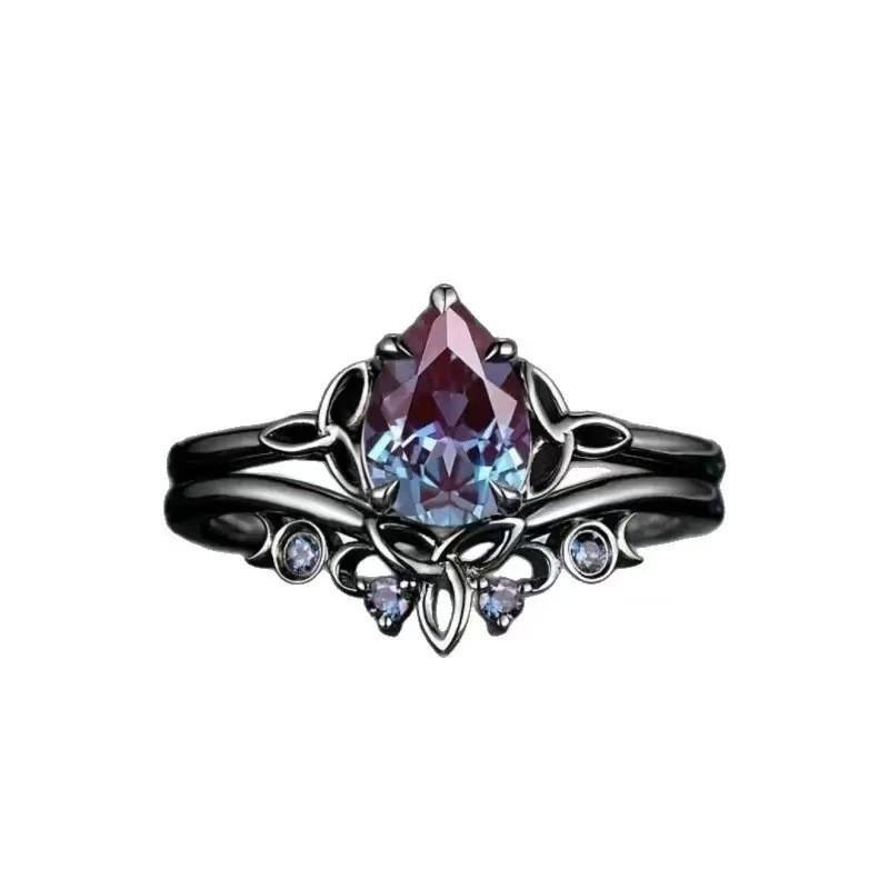 Modern Womens Flower Design Alloy Ring With Electroplated Finish For Stylish Casual Wear