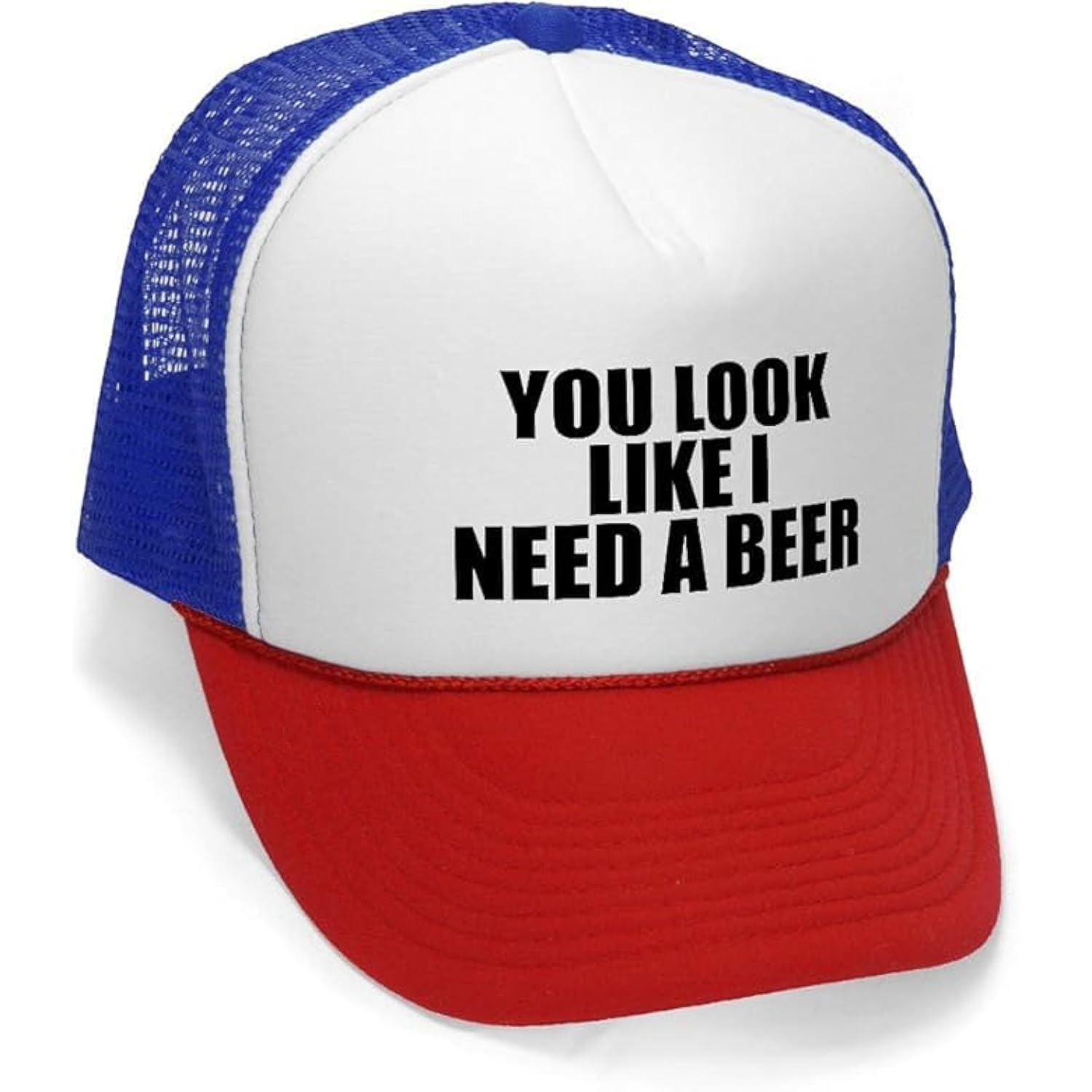 You Look Like I Need A Beer Trucker Hat Funny Drinking Baseball Cap Adult Mesh Snapback Outdoor One Size