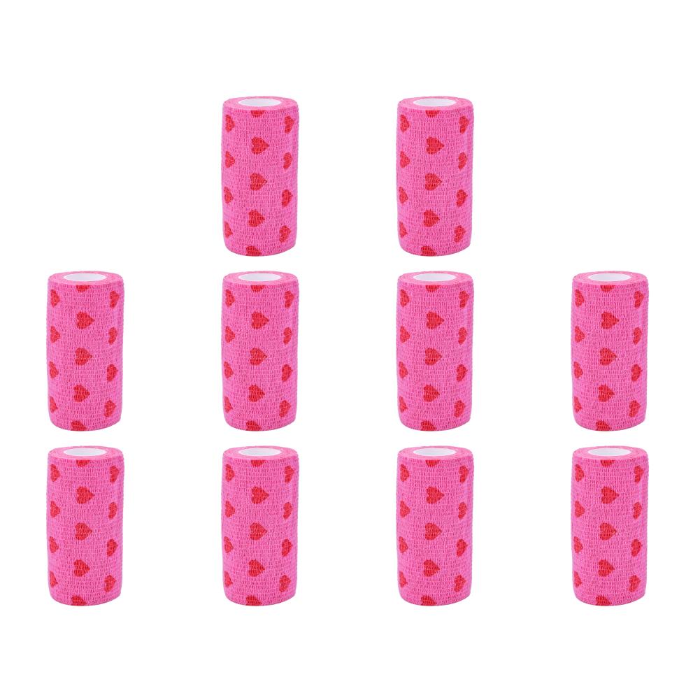 5/10Pcs 5/7.5/10cm Pet Medical Bandage Self Elastic Adhesive Athletic Tape Wrap Finger Joints Athletic Protective Kit Pet Supply