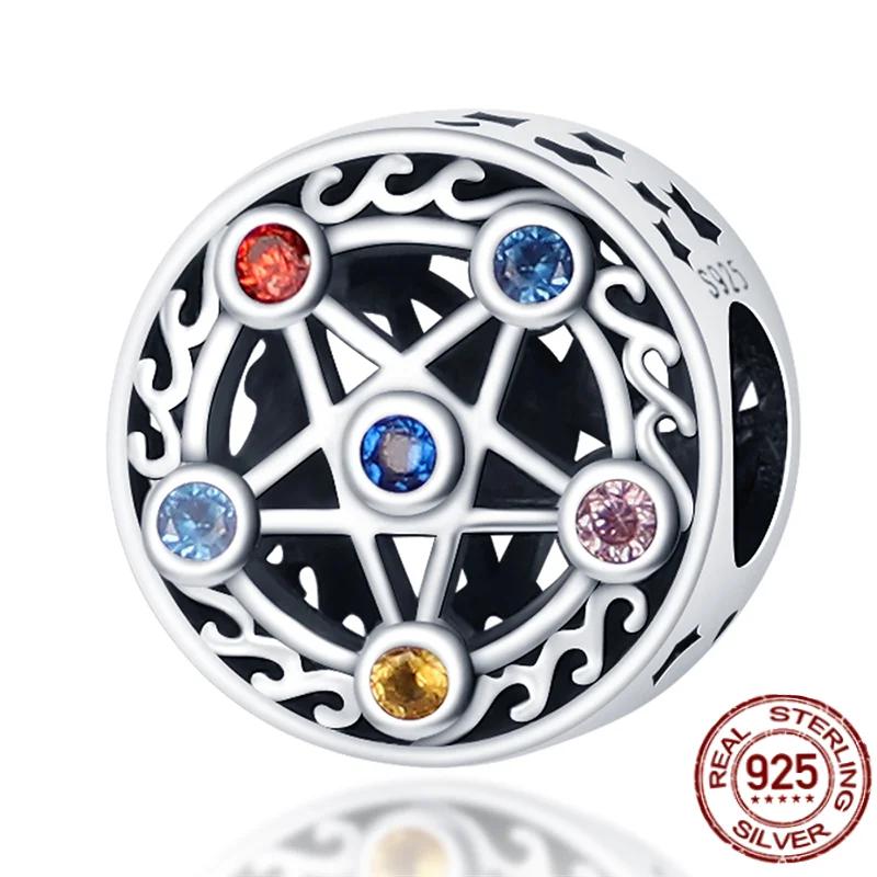 Luxury Oblate Evil Eye Galaxy Hummingbird Charms Beads For Original 3Mm Bracelets Bangle Make Diy For Women Jewelry Gift