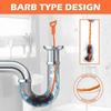Bathroom Hair Drain Cleaner Tool  51 cm  Set of 2