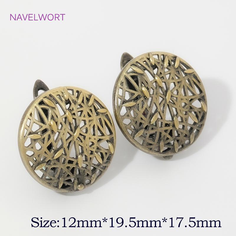 Fasteners For Earring Antique Bronze Shvenzy Earwires Brass Earring Hooks Earring Fixtures For DIY Earrings Making Accessories