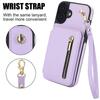 Crossbody Zipper Card Solt Leather RFID Wallet Phone Case For iPhone 17 Pro Max 16 15 14 Plus 13 12 11 XS 16E Pocket Purse Cover