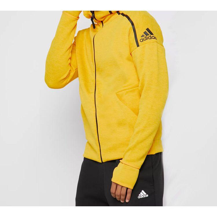 adidas Sports Fit Jacket Men Outerwear Yellow EB5232