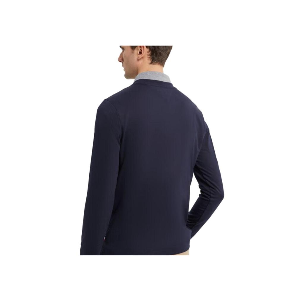 Tommy Hilfiger Slim Fit Long Sleeve T-Shirt With Small Embroidery Men tops Navy-Blue MW0MW27908-DW5