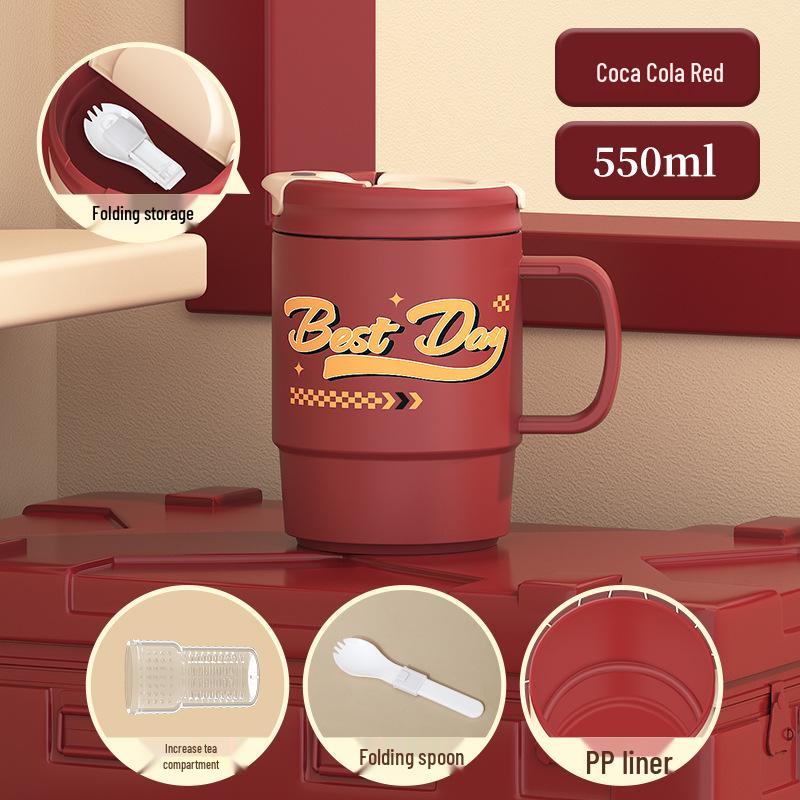 304 Double-Layer Stainless Steel Travel Thermos Mug