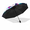 1pc Cute Cartoon Character Automatic Folding Umbrella with Skull Design - Portable 3-Fold Outdoor for Fans, Travelers, Everyday Use, Festive Gift.H098