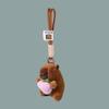 Cute Plush Keychain Small Capybara Pendant Student Bag Pendant Small Gift Boutique