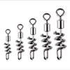 Anti-Snag Soft Bait Spring Swivel Hook for Fishing