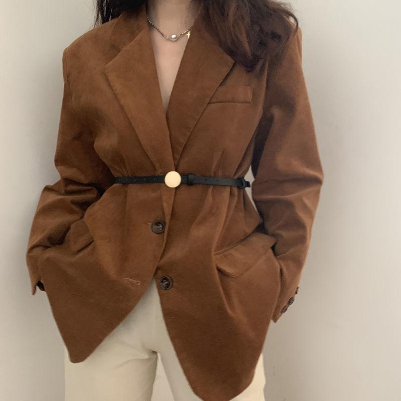 

Изысканный тонкий женский пояс Элегантный черный ПУ аксессуар для платьев и повседневных нарядов