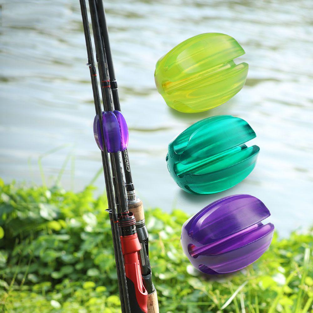 

Fish Rod Storage Rack Fishing Fixed Pole Ball Fishing Tool Fishing Rod Stopper Fishing Accessories purple-2pcs