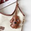 Multipurpose Elegant Dog Themed Sturdy PU Leather Keyring Fashion Accessory for Car Bags and Personalize Styles