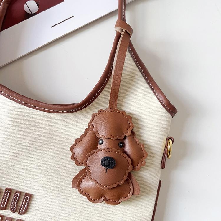 Multipurpose Elegant Dog Themed Sturdy PU Leather Keyring Fashion Accessory for Car Bags and Personalize Styles