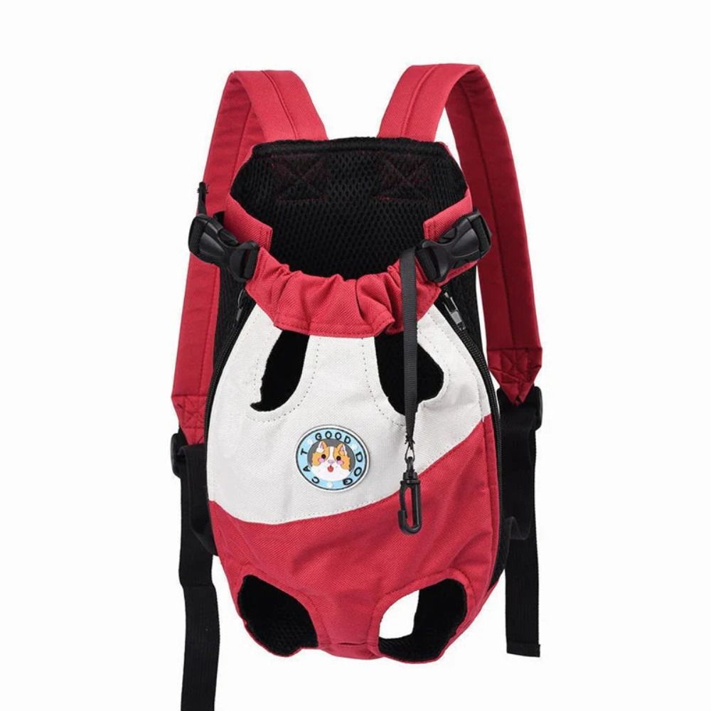 Breathable Dog Outdoor Backpack Portable Dog Cat Front Chest Backpack  Outdoor