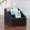 PU-Leder Fernbedienungs-Aufbewahrungsbox Schreibtisch-Organizer mit Trennwänden Kosmetik- & Schmuck-Ausstellungsständer Schreibtisch-Aufbewahrungsdekoration