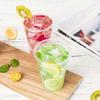 50/100PCS Disposable Clear Plastic Cups Outdoor Plastic Coffee Cups Picnic Birthday Kitchen Party Tableware Christmas New Year