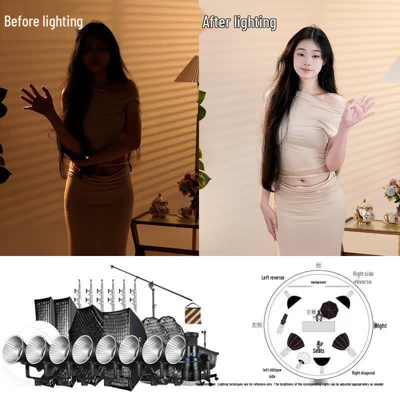 MiaoTu CL200B 200W Bi-Color LED Studio Video Light