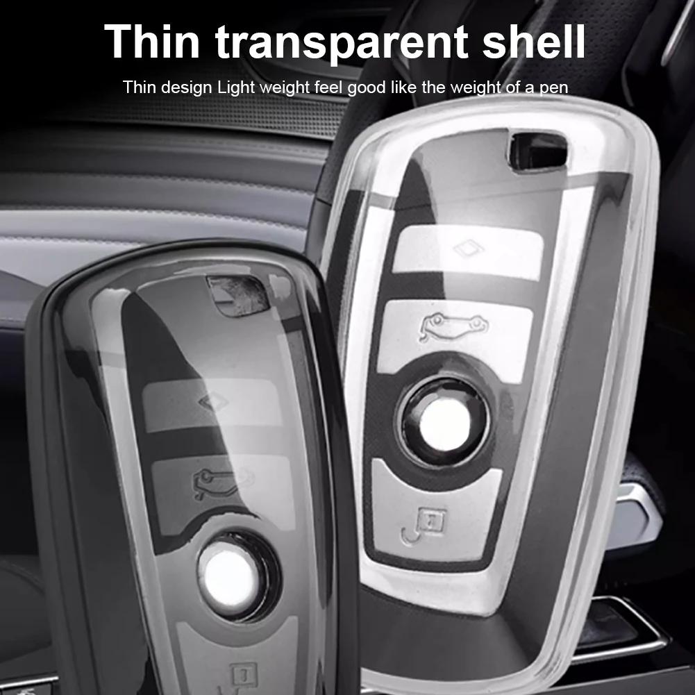 Fashion TPU Car Key Case Cover For BMW 1 3 5 7 Series X1 X3 X4 X5 X6 F10 F20 F30 F34 F11 F15 F16 F25 F31 M3 M4 E34 Accessories