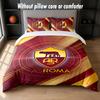AS Roma Design Postel Povlečení 1 Povlak na přikrývku + 2 Povlaky na polštář Měkké Prodyšné Domácí Lůžkoviny