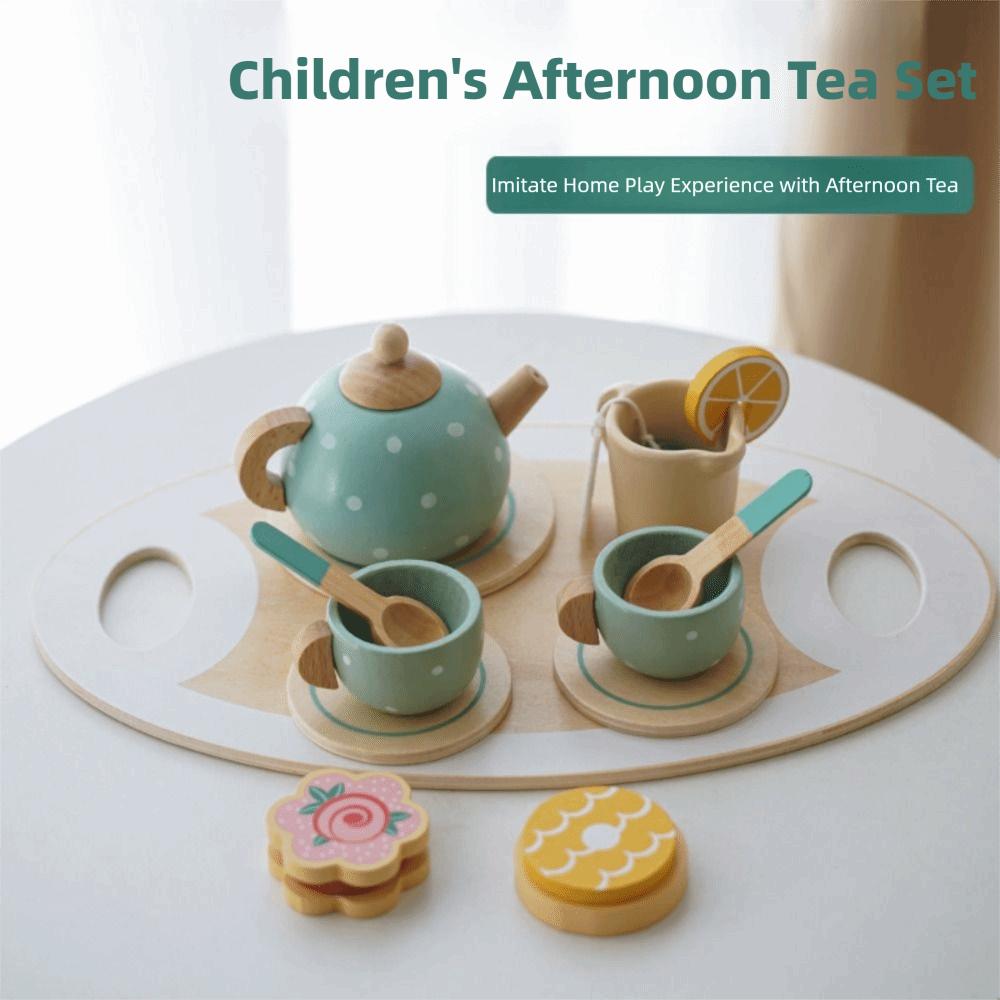 Simulation Design Simulated Teapot and Tea Set Mini Size Mini Breakfast Store Children's Play