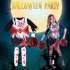 Girls Zombie Halloween Cheerleader Cosplay Costume Dress Carnival Outfit Party