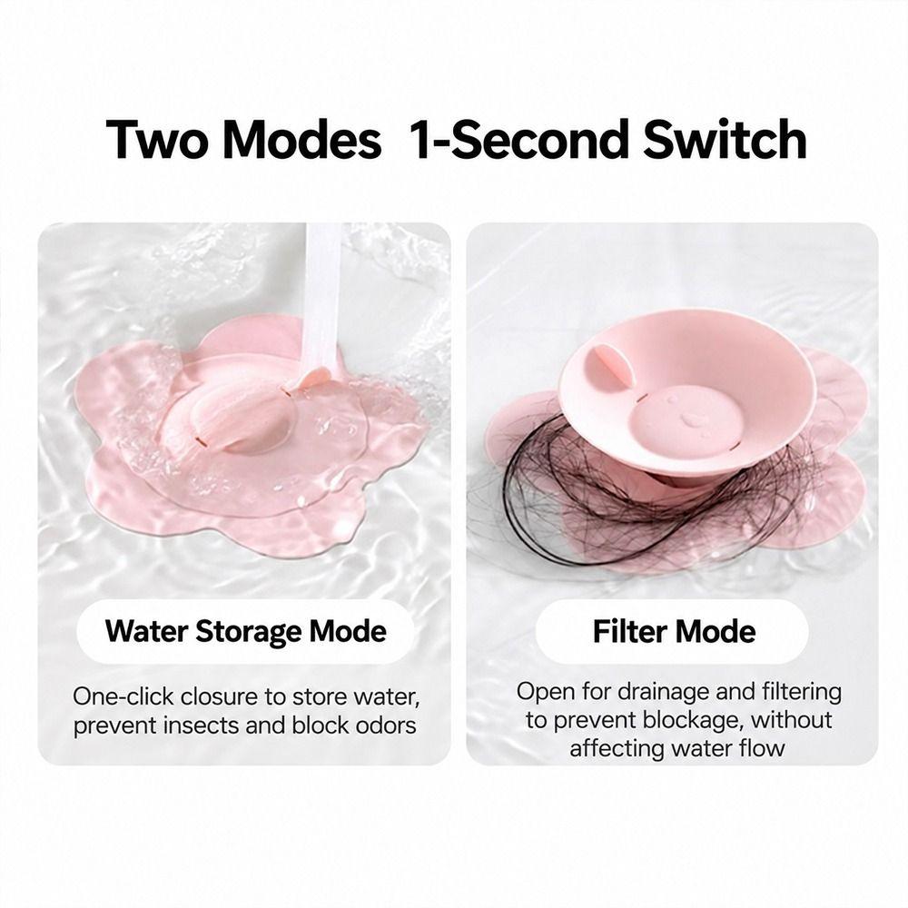 Flower Shaped Drain Plug Reusable Basin Stopper New Wash Basin Plug  Bathroom Basin Use
