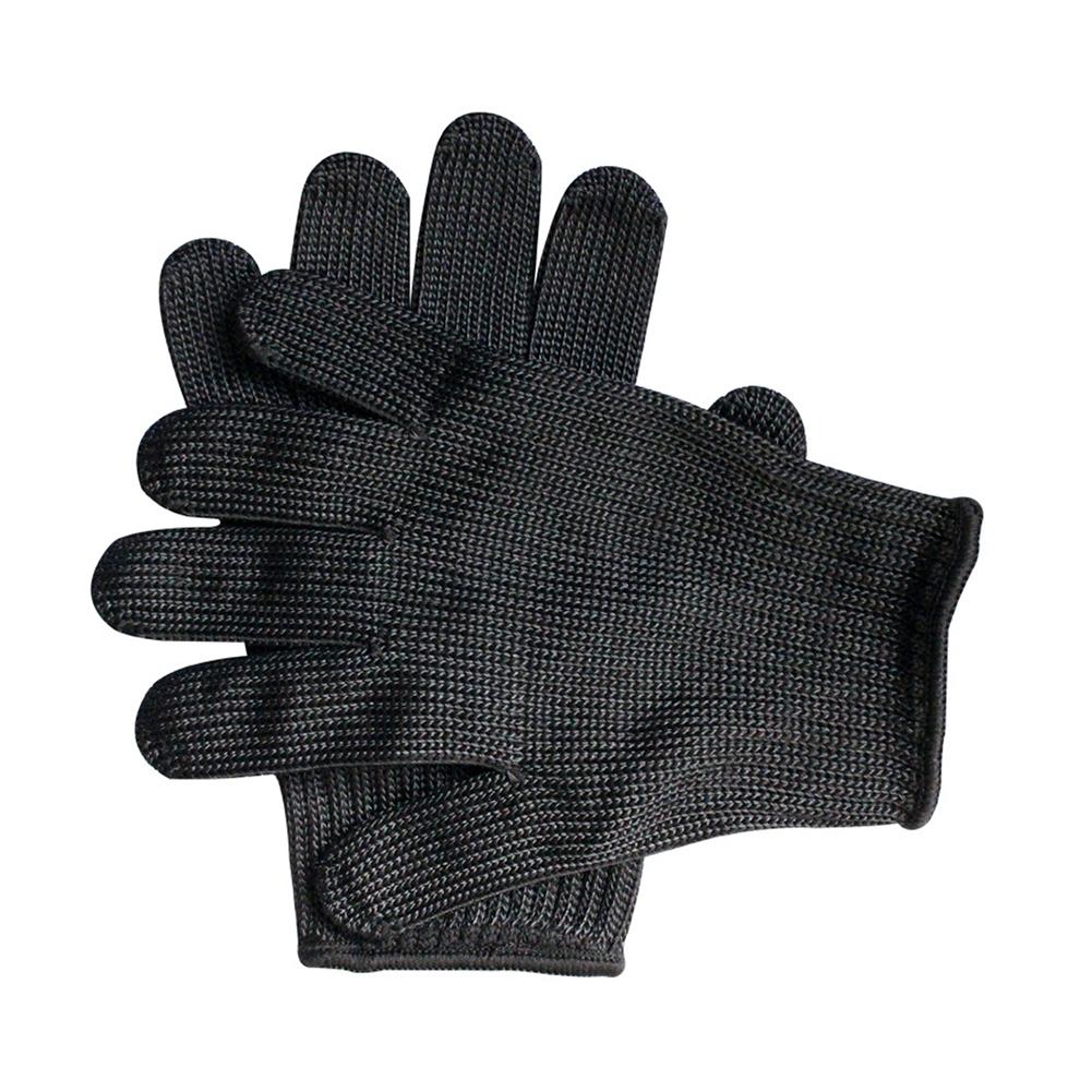 1 Stück Schnittschutzhandschuhe aus HPPE der Stufe 5, schnittfeste Handschuhe, schnittfest, stichfest, Edelstahldraht, Metallgeflecht, Küchen- und Metzger-Sicherheitshandschuh