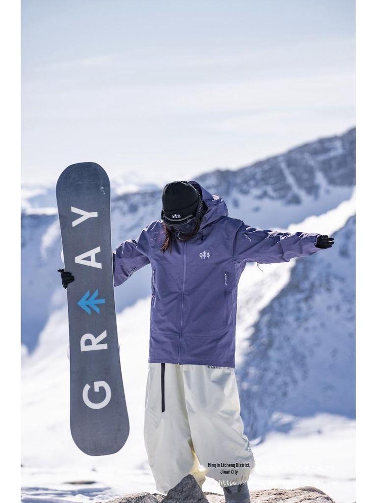 Men's and Women's American Style Waterproof Winter Ski Jacket 3LWH2025 - Professional Snowboard Suit