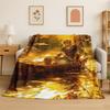 Classic Game Z-Zelda Cartoon Link Flannel Blanket Soft Warm Throw Blanket for Bedroom Living Room Bed Travel Camping Picnic