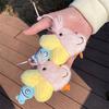 Eating Fish Pelican Plush Doll Keychain Pendant Children Day Gift Soft Cute