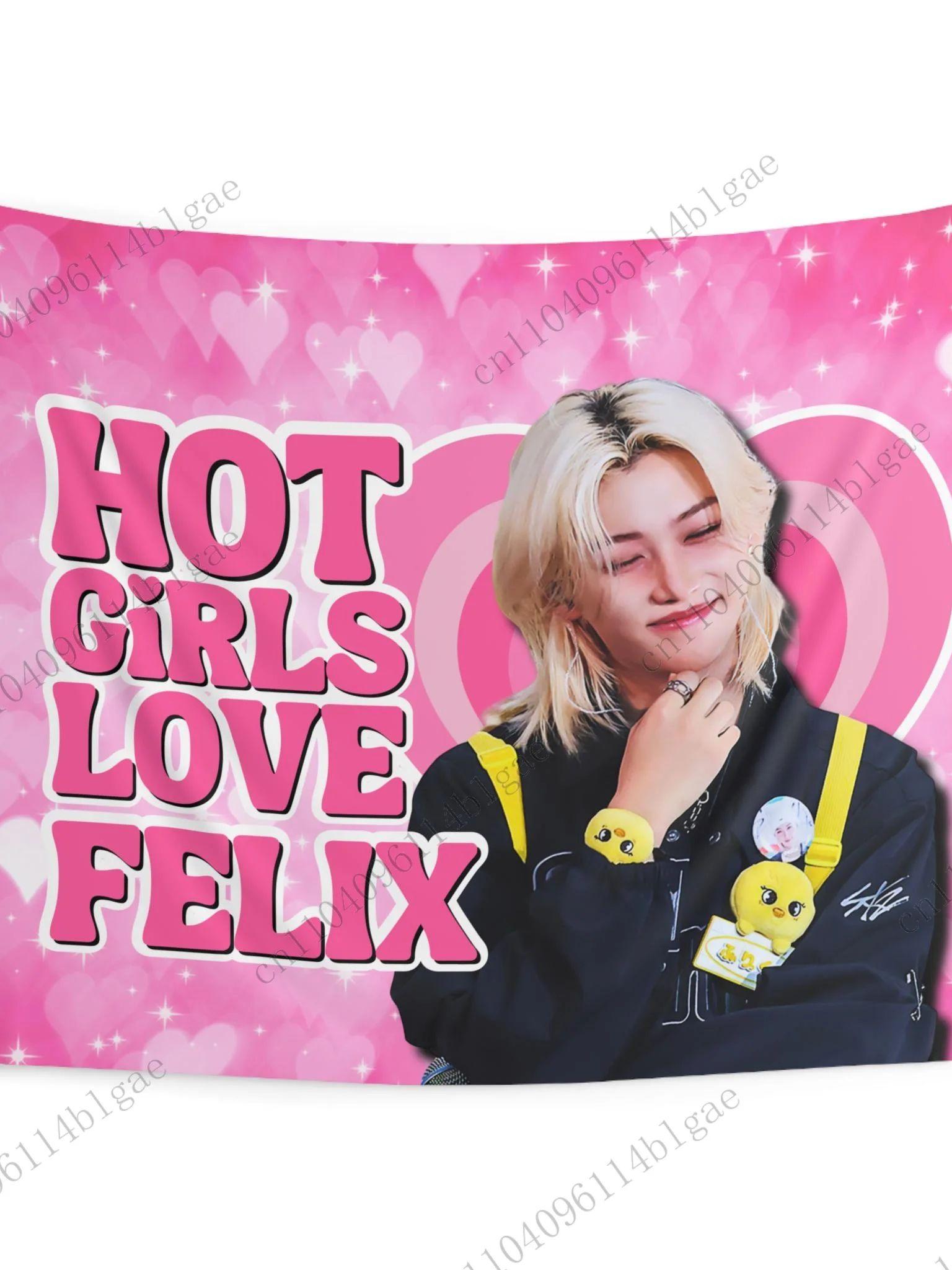 

Pop Star Fan Art Tapestry Youth Idol Aesthetic Decor Cute Idol Wall Hanging K-pop Star Bedroom Decoration Stylish Idol Room Deco 29x37in