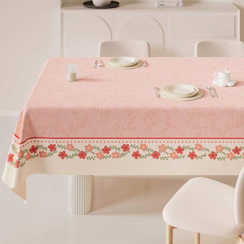 PVC Waterproof Oil-Resistant Heatproof Table Mat Dining Coffee Ins Style Easy Clean Non-Slip Tablecloth