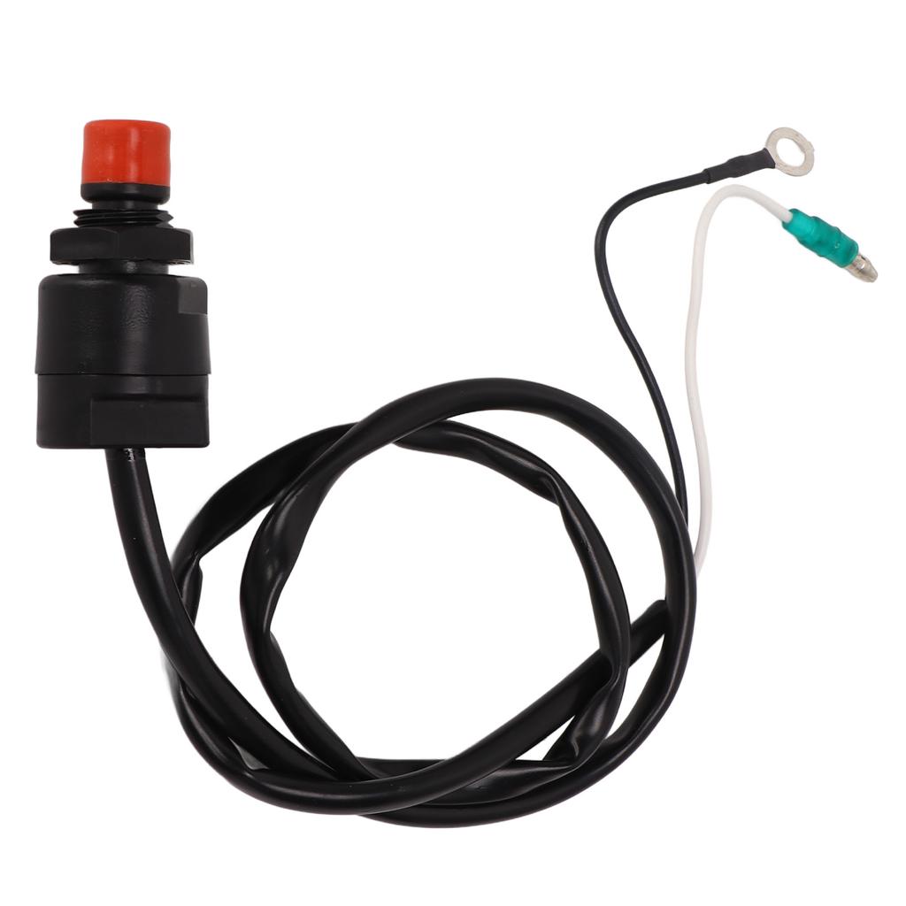 Outboard Engine Flameout Switch 75cm Length High Strength ABS Compact Outboard Safety Stop Switch for T30 T15 6B4 HP