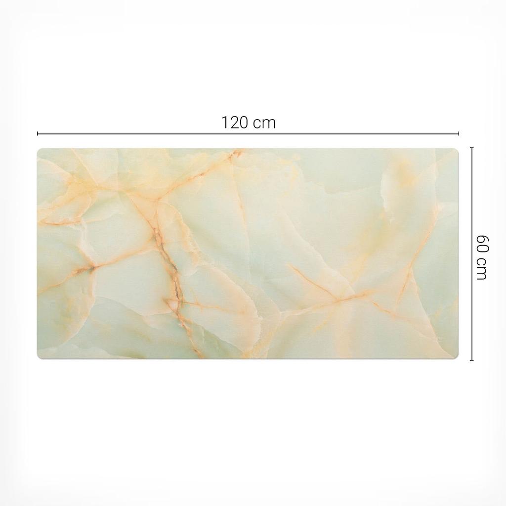 Desk, Keyboard and Laptop Mouse Pad Marble Veins 120x60 cm