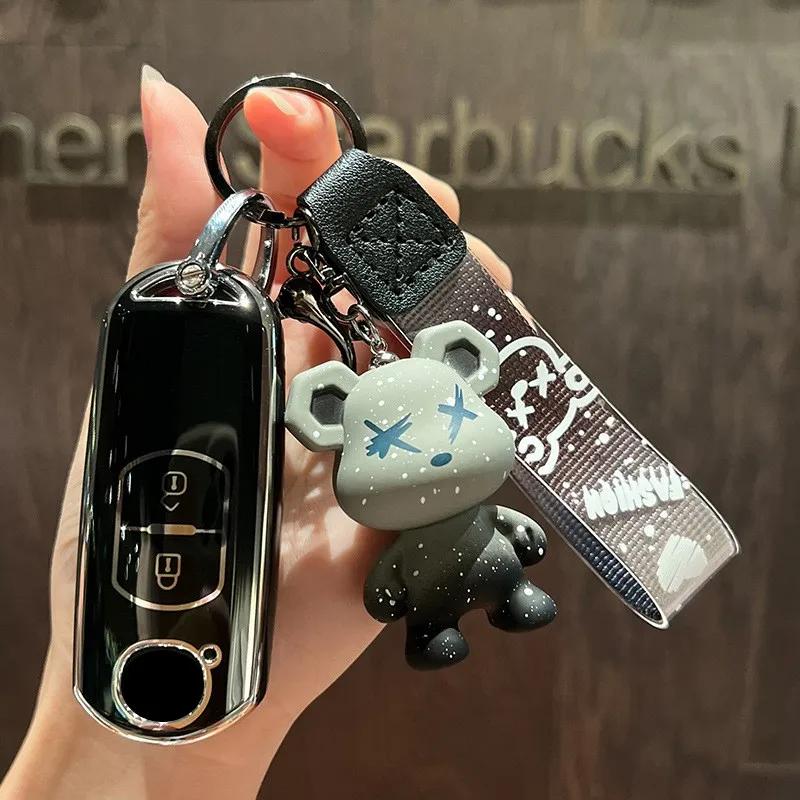 New Tpu Car Remote Key Case Cover For Mazda 2 3 6 Atenza Axela Demio CX-5 CX5 CX-3 CX7 CX-9 2015 2016 2017 2018 2019 Accessories