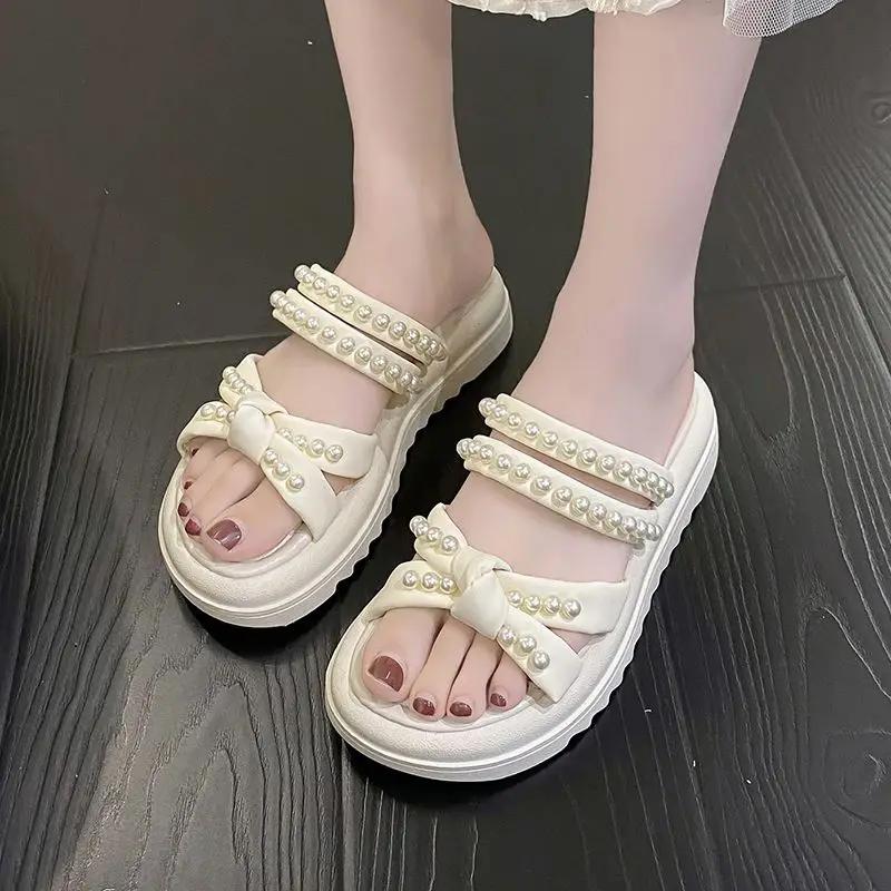 Fashion Sandals for Women Outdoor Platform Woman Shoes 2025 Luxury Pvc Summer Shoe Designer Daily Anti Slip Hot Comfortable Vip Footwear