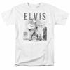 T-shirt Elvis Presley Con La Band Licenza Rock N Roll Musica Maglietta Bianca