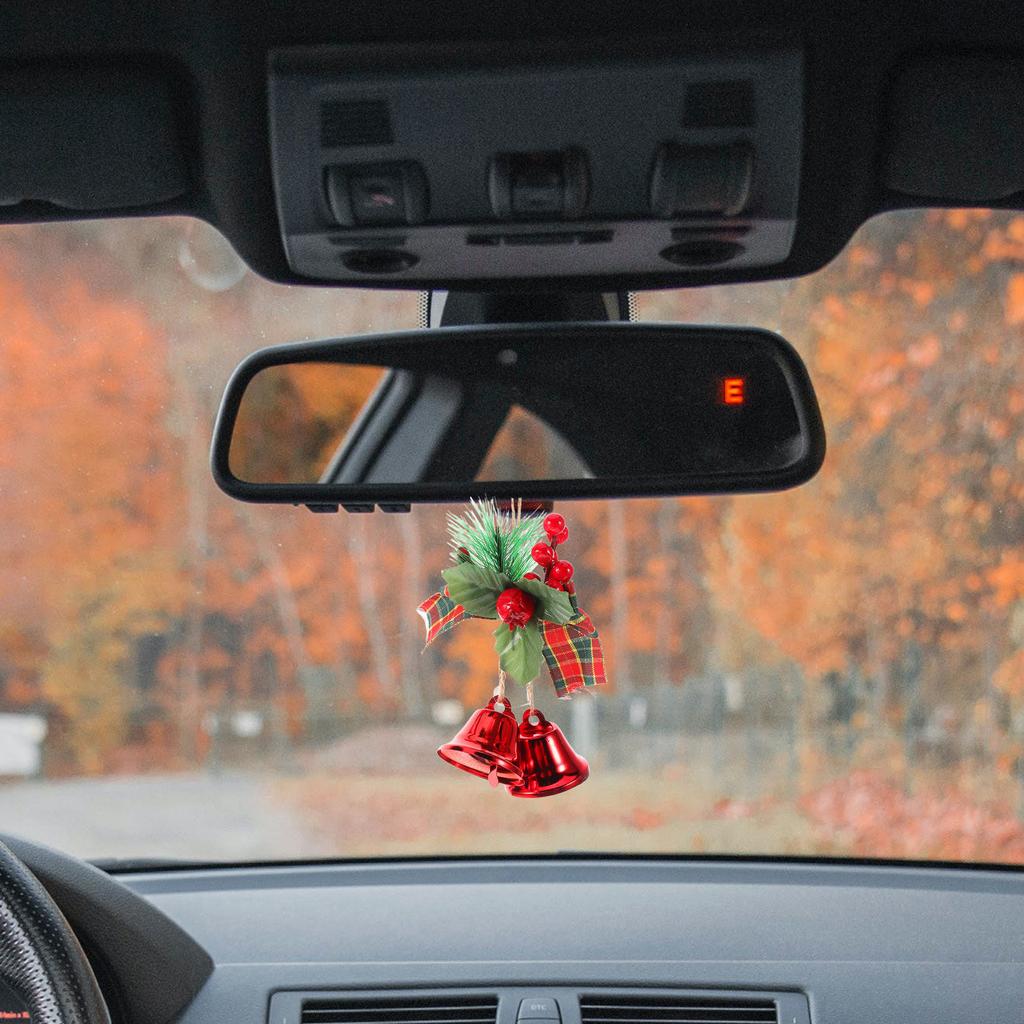 Christmas Bell Ornaments Elegant Metal Jingle Bells Holiday Decor For Home Car Tree Pendant Xmas Hanging Decoration