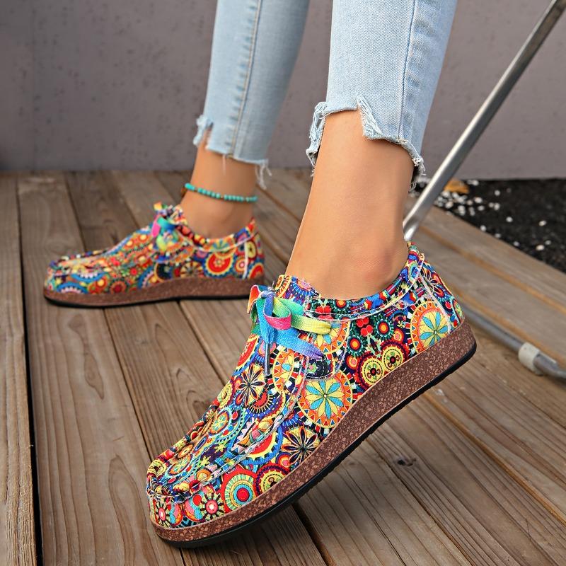 New Large-sized Round-toe Shoes with Soft Sole for Lazy Casual Women's Single Shoes