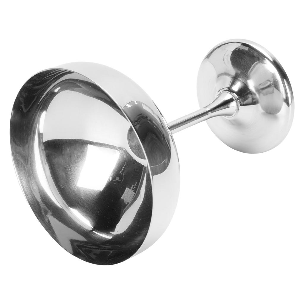 Ice Cream Serving Cup Stainless Steel Footed Ice Cream Cup for Dessert Fruit Salad Pudding A