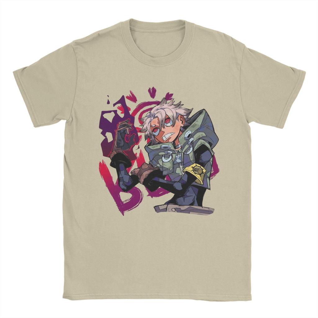 Men's Rudo Surebrec Gachiakuta Anime T Shirt 100% Cotton Tops Crazy Short Sleeve Round Collar Tee Shirt Plus Size T-Shirt