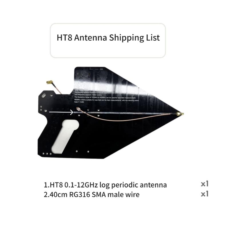 Logarithmic Periodic Antennas 0.1-12GHz High Ns Antennas for Radios Signal Detection & Broadband Spectrum Analysis