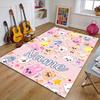 Custom Kpop Team Mat Personalized Name, Polyester Washable Indoor Entryway Rug, Gift for Christmas, Easter, Thanksgiving Day