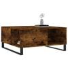 VidaXL Table basse chêne fumé 80x80x36,5 cm bois d'ingénierie 830793
