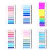 Morandi Semi-transparent Index Tabs - Student Study Labels PET Sticky Notes
