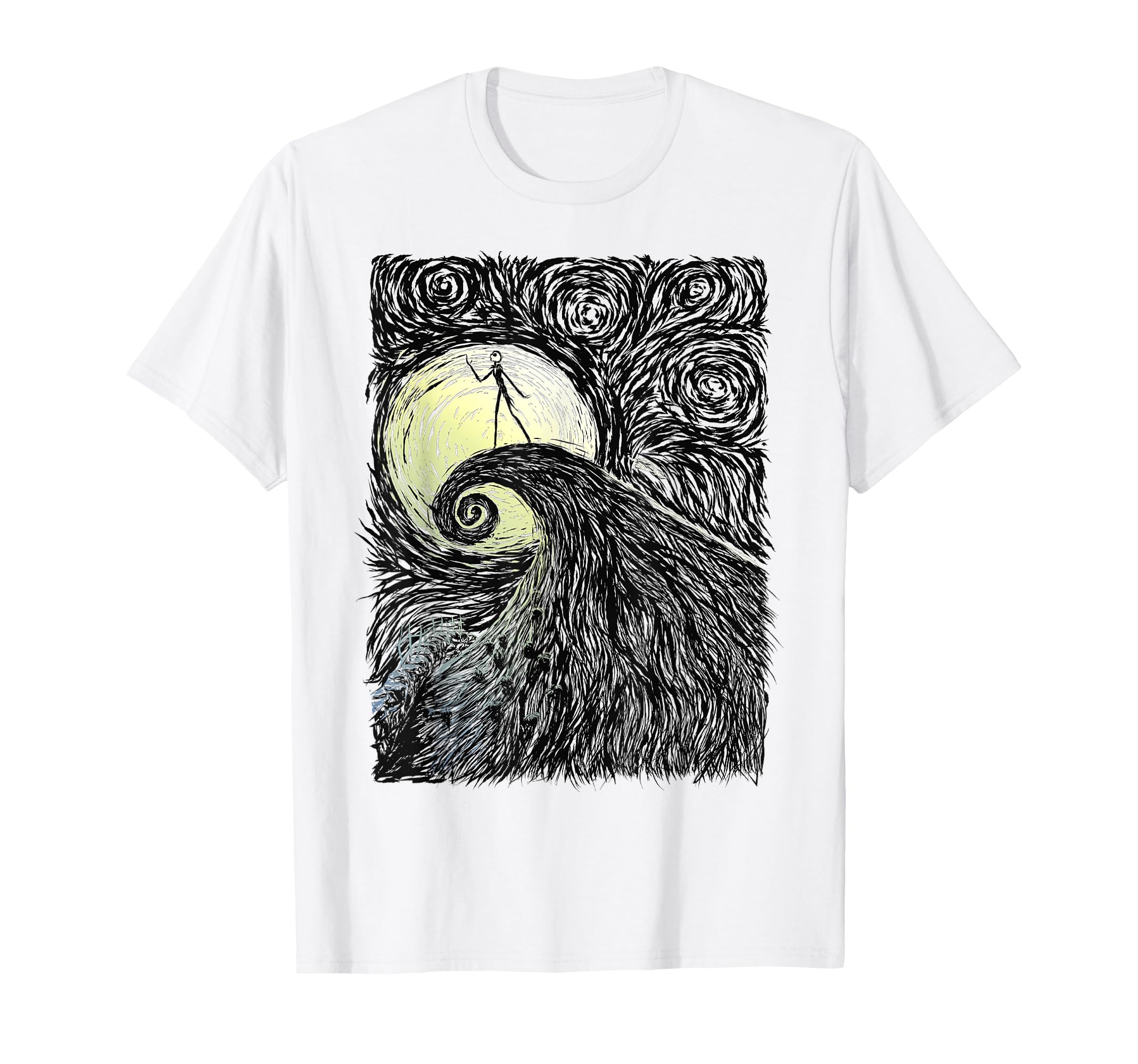 

Disney The Nightmare Before Christmas Spiral Hill Portrait T-Shirt